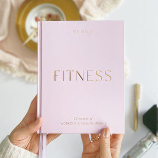 My Daily Fitness Planner - Workout and Meal Planner (Pastel Violet)